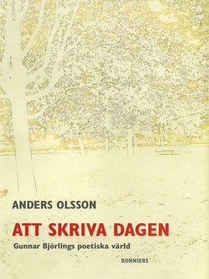 cover image of Att skriva dagen